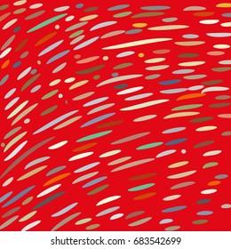 Abstract artistic composition pattern. Colorful design for wallpaper, flyer, brochure cover. Colored geometric shapes, figures. Modern art background