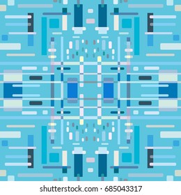Abstract artistic composition, seamless geometric pattern. Colorful design for wallpaper, flyer, brochure cover. Modern art background, geometrical shapes, figures