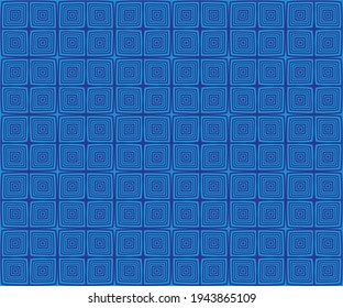 abstract artistic creative blue seamless pattern vector illustration