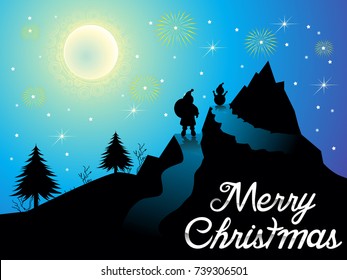 abstract artistic creative christmas background vector illustration