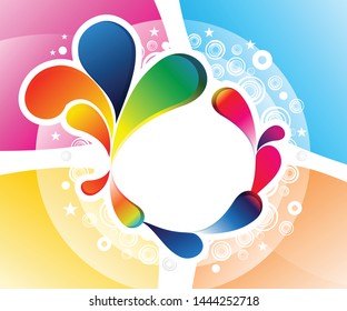 abstract artistic creative colorful background 