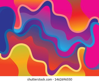 abstract artistic creative colorful background vector illustration