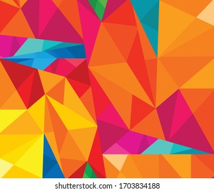 abstract artistic creative colorful background vector illustration
