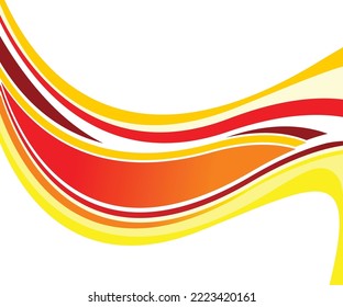 abstract artistic creative colorful wave vector illustration