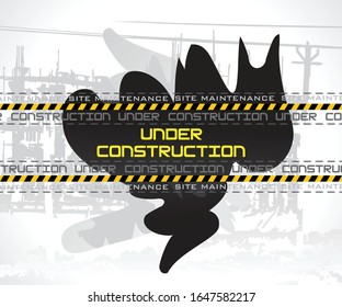 abstrakter künstlerischer Hintergrund für kreative Bauweise Vektorillustration