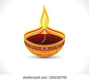 abstract artistic creative diwali background vector illustration