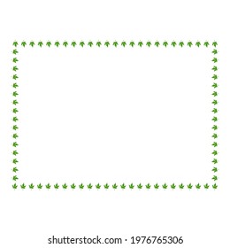 abstract artistic creative floral border vector illustration