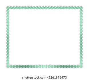 abstract artistic creative floral border vector illustration