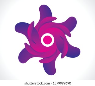 abstract artistic creative floral vector illustration