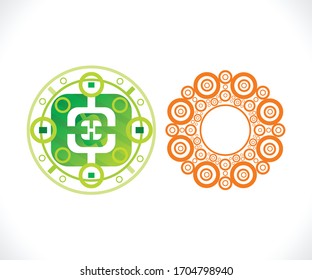 abstract artistic creative floral vector illustration
