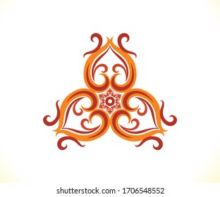 abstract artistic creative floral vector illustration