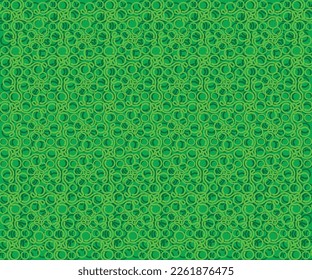 abstract artistic creative green pattern background vector illustration