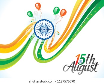 abstract artistic creative indian wave background vector illustration