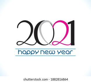 abstract artistic creative new year background vector illustration