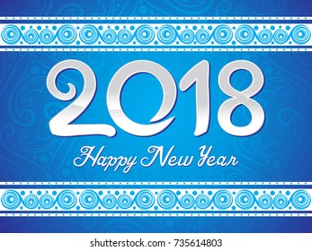 abstract artistic creative new year background vector illustration