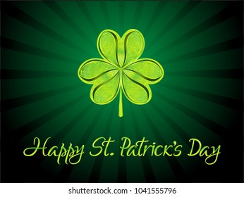 abstract artistic creative st patricks background vector illustration