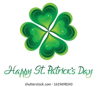 abstract artistic creative st patricks background vector illustration