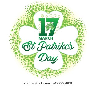 abstract artistic creative st patricks day background vector illustration