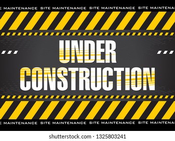 abstract artistic creative under construction background vector illustration