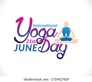 abstract artistic creative yoga day background vector illustration