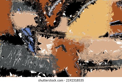 Abstract artistic, decorative pattern. Vector Illustration.