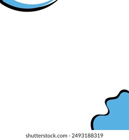 Abstractas Elementos de diseño artísticos en azul, negro y blanco para proyectos de Diseño gráfico, fondos de Sitio web, publicaciones en redes sociales y presentaciones.