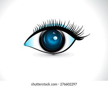 abstract artistic detailed safety digital eye vector illustration