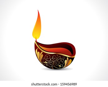 abstract artistic diwali background vector illustration