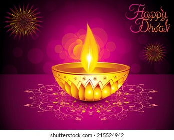 abstract artistic diwali background vector illustration