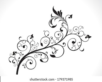 abstract artistic floral background vector illustration