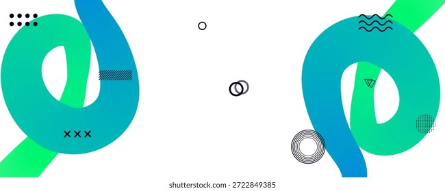 Diseño geométrico artístico Abstractas sobre fondo transparente