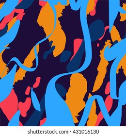 Abstract artistic hand drawn paint background