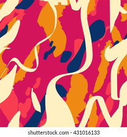 Abstract artistic hand drawn paint background