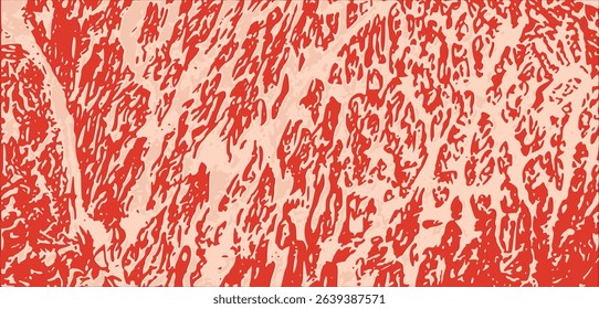 Abstract artistic Japanese beef fat marbling texture collection