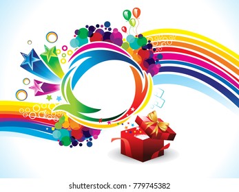 abstract artistic magical wave explode vector illustration