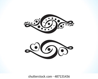 abstract artistic multiple floral vector illustration
