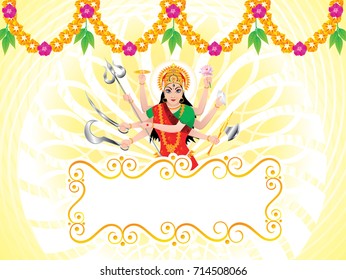 abstract artistic navratri background vector illustration