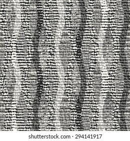 Abstract artistic noisy textured waves. Seamless pattern.
