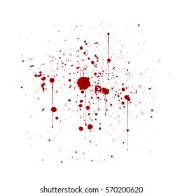 Pintura artística abstracta salpicada de rojos y blancos. Tinta salpicada de fondo. textura roja y blanca.