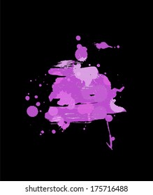 Abstract artistic paint vector background