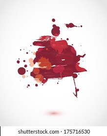 Abstract artistic paint vector background