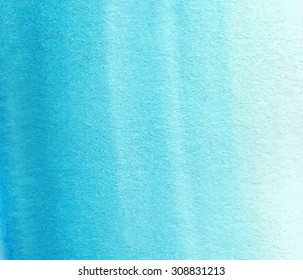 Abstract artistic pastel blue vector background. Striped watercolor hand drawn paper texture. Wet brush painted smudges illustration. Water design element for card, template, banner, wallpaper, cover