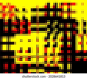 Patrón artístico abstracto con líneas