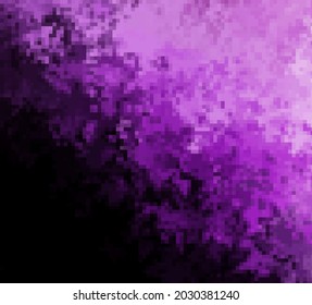 Abstract artistic pattern with pixels