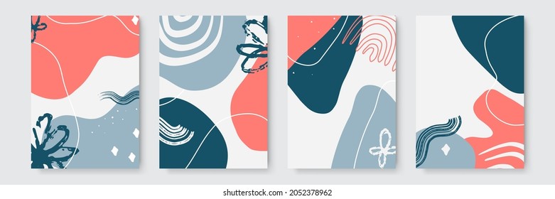 Resumen del patrón artístico con texturas de moda dibujadas a mano, puntos, pinceladas. Resumen de plantillas artísticas universales creativas de boho beige natural.