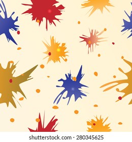 Abstract artistic seamless  Background forming by blots
