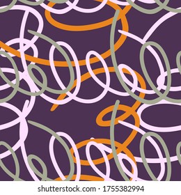 Abstract artistic seamless pattern. Modern abstract design for paper, cover, fabric, interior decor and other users.