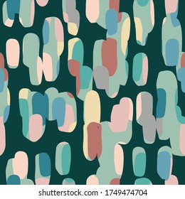 Abstract artistic seamless pattern with  spots. Modern abstract design for paper, cover, fabric, interior decor and other users.