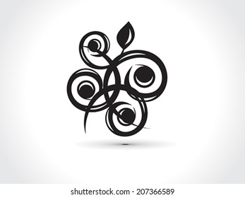 abstract artistic shape vector illustration