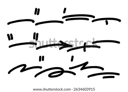 Abstract Artistic Sketch. An abstract doodle artwork in stark contrast. This minimalist design offers a captivating visual representation.